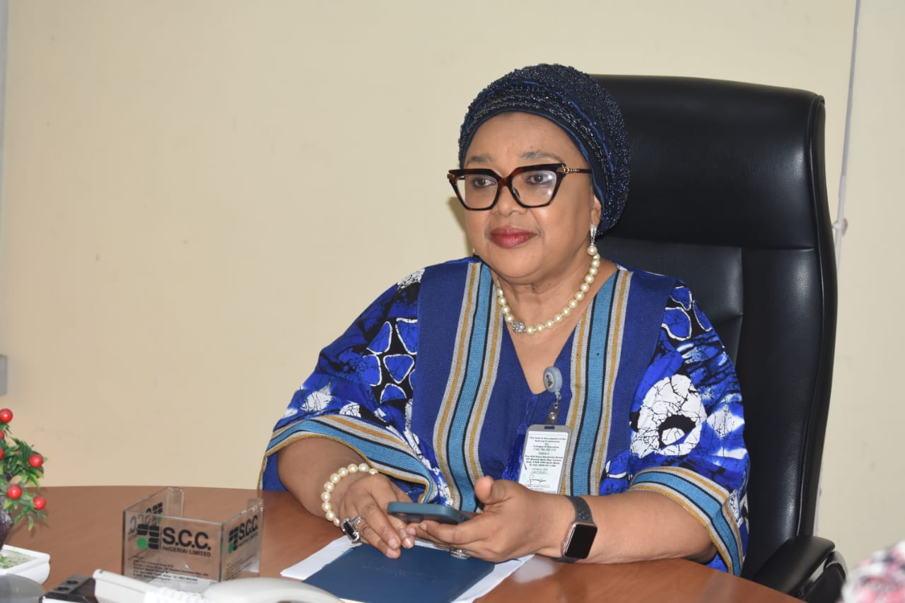 DR ANGELA AJALA - ES NCCE During an official meeting with stakeholders