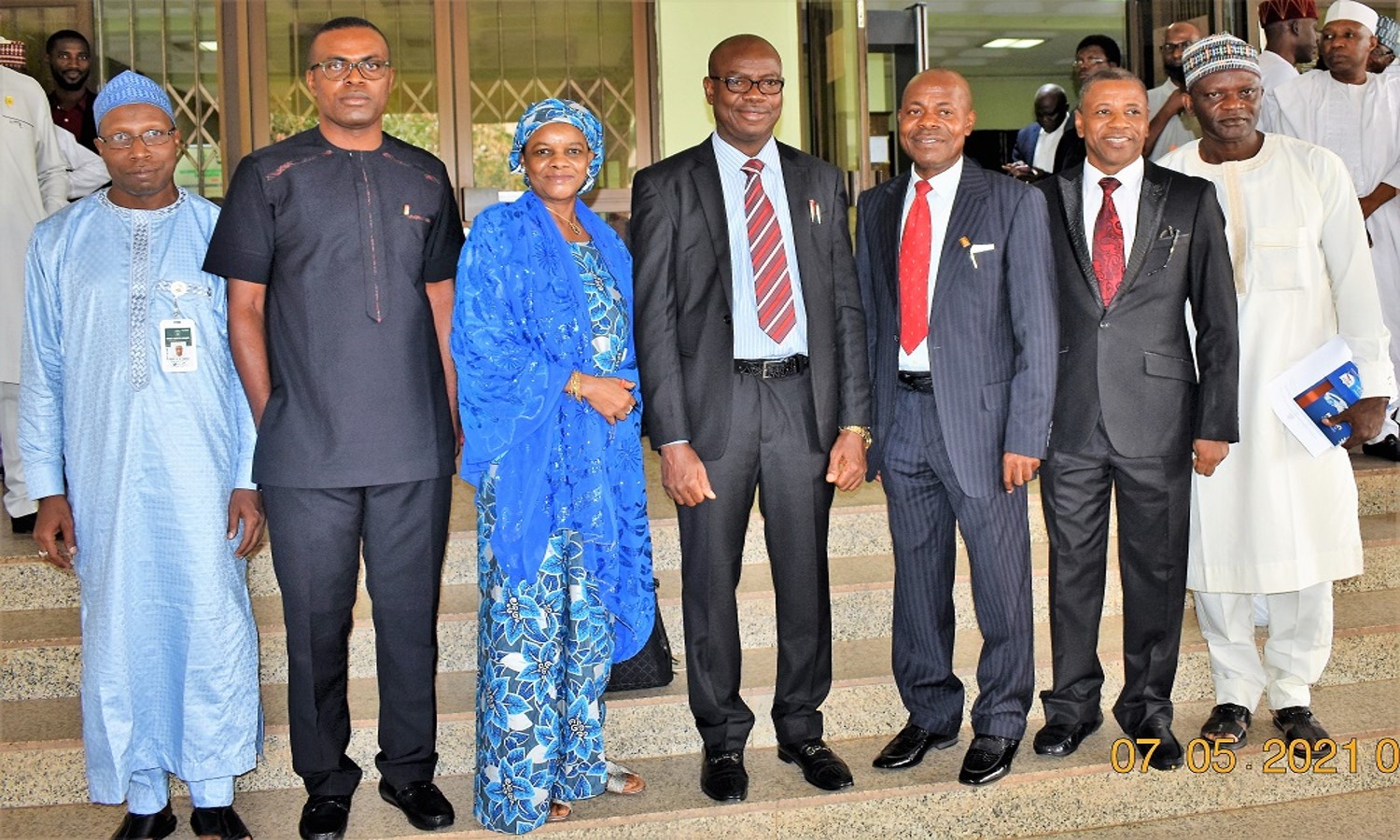 NCCE boss, Okwelle with Principal officers of newly established  FCEs